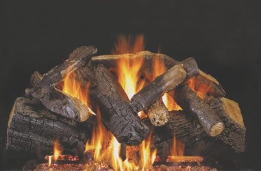 gas log set_Charred Majestic Oak